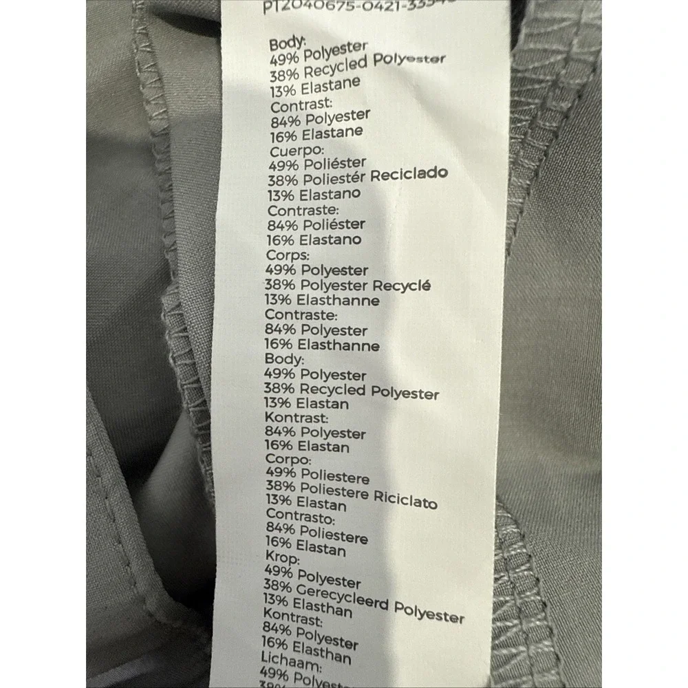 Fabletics The Only Pant‎ Mens M Gray Business Casual Athleisure Minimalist